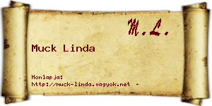 Muck Linda névjegykártya